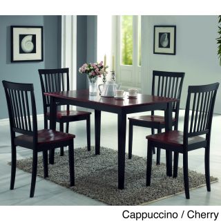 Coaster Oakdale 5 piece Cappuccino/ Cherry Dining Set Cappuccino Size 5 Piece Sets
