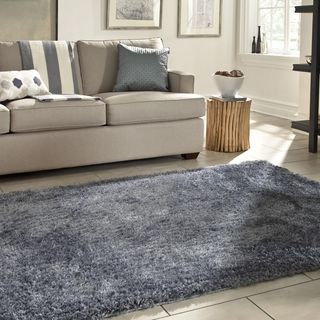 Hand tufted Karastan Uber Shag Shadow Polyester Rug (5 X 8)