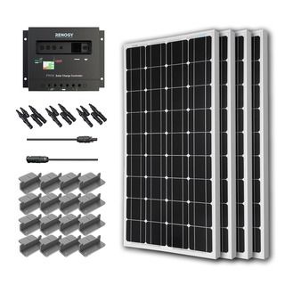 Solar Panel Starter Kit 400w With 4 100w Mono Sol Pan/ 20 Ad Kit/ 30a Chg Con/ Mc4 Br Conn/ Z Br