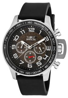 Invicta 13803  Watches,Mens Specialty Chronograph Brown Dial Black Polyurethane, Chronograph Invicta Quartz Watches