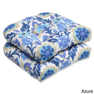 Pillow Perfect Santa Maria Outdoor Wicker Seat Cushions (set Of 2)