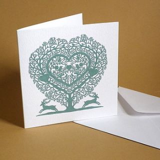 folk art inspired heart card   11 designs by glyn west design