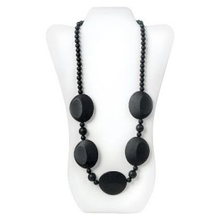 Nixi by Bumkins Pietra Silicone Teething Necklace   Black