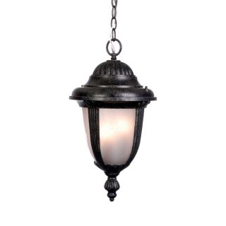 Monterey Collection 1 light Outdoor Hanging Lantern Stone Light Fixture