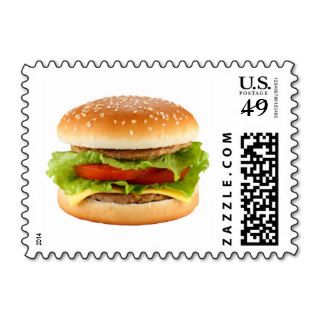 Summer Cookout Food Postage Stamps