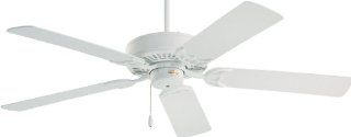 Emerson CF705CK Northwind Indoor Ceiling Fan, 52 Inch Blade Span, Chalk Finish and Chalk/Bleached Oak Blades   Close To Ceiling Light Fixtures  
