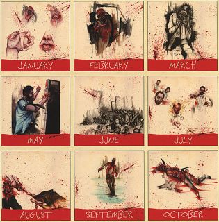 Zombies The Year of Infection Calendar