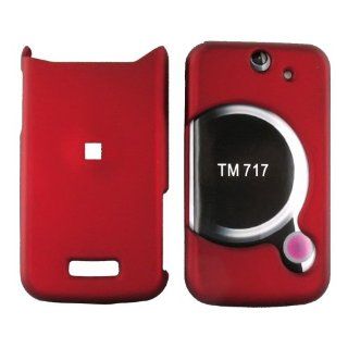 For Sony Ericsson Equinox TM717 Rubberize Hard Case Red Electronics