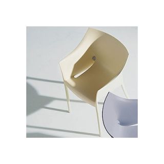 Kartell Dr. No Arm Chair 4849 Finish Wax White