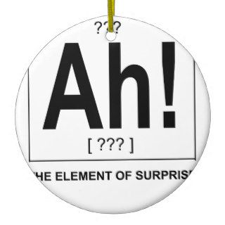 Ah The Element of Surprise N.png Christmas Tree Ornaments