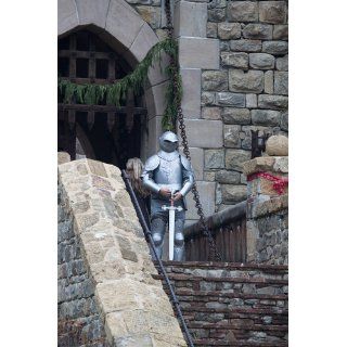Forum Knight In Shining Armor Complete Costume, Silver, One Size Clothing