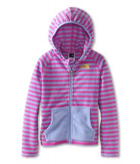 The North Face Kids Novelty Glacier Full Zip Hoodie Girls Sweatshirt (Pink)