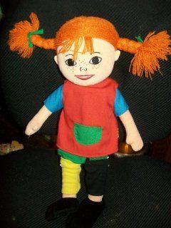 14" Pippi Longstocking Plush Doll Toys & Games