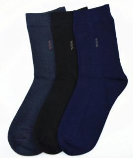 Eda2000 Men's Bamboo Fiber Breathable Socks (Pack of 3) at  Mens Clothing store