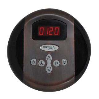 Steamspa Control Panel With Time And Temperature Presents; Oil Rubbed Bronze