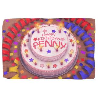 Penny's Birthday Cake Kitchen Towels