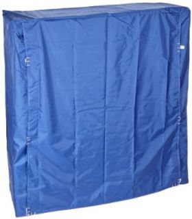 Quantum Storage Systems CC243663BNV Wire Cart Cover with Velcro Flap, 400 Denier Nylon, Blue, 24" Width x 36" Length x 63" Height