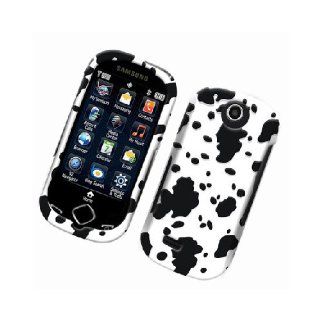 Samsung Suede R710 SCH R710 Cow Spots Black White Cover Case Cell Phones & Accessories