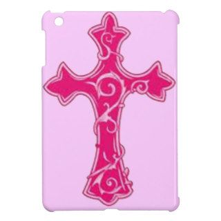 Pink cross ipad case iPad mini case
