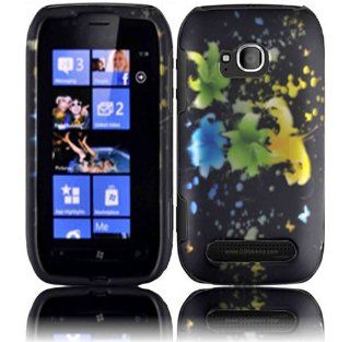 Magic Flowers Hard Case Cover for Nokia Lumia 710 Cell Phones & Accessories