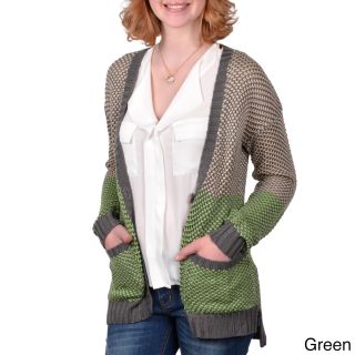 Journee Collection Juniors V neck Cardigan Sweater