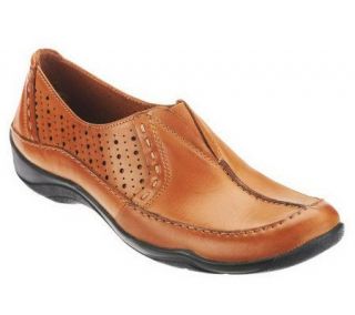 Clarks Artisan Kessa Grace Leather Slip on Shoes —