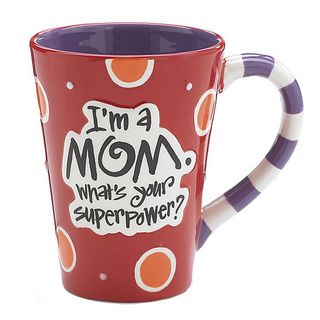 Mom Super Power Ceramic Mug