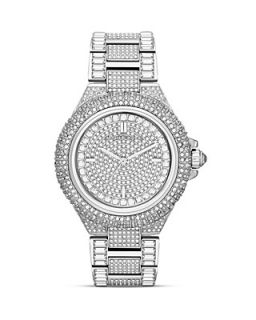 Michael Kors Mid Size Camille Chronograph Glitz Watch, 43mm's