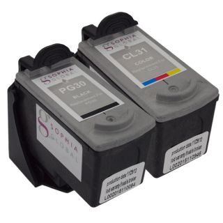Sophia Global Remanufactured Ink Cartridge Replacement For Canon Pg 30 And Cl 31 With Ink Level Display (pack Of 2)