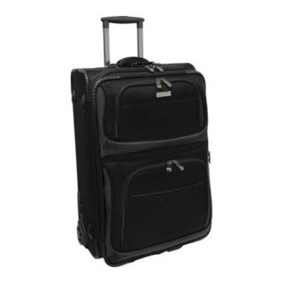Travelers Choice Black Conventional Ii 22 inch Carry On Rolling Upright