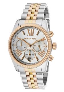 Michael Kors MK5735  Watches,Womens Chronograph Silver Dial Tri Tone Stainless Steel, Chronograph Michael Kors Quartz Watches