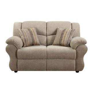Loda Grey Loveseat With Accent Pillows