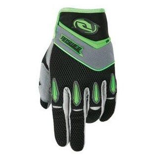 Answer Racing Youth Ion Gloves   2008   Youth Small/Black/Green Automotive