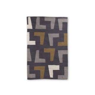 Jonathan Adler Arthur Kilim Slate/Grey Rug XJA1183 Rug Size 2 x 3