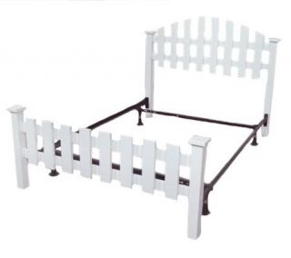 Hometown Full Size Picket Fence Bed w/ Frame —