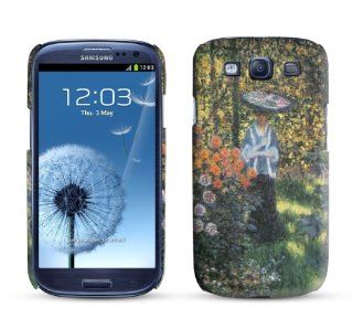 Samsung Galaxy S3 Case Woman with Parasol in the Garden at Argenteuil 1875 Claude Monet Camille and Her Son 1875 Claude Monet Cell Phone Cover Cell Phones & Accessories