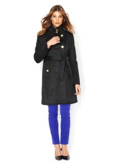 Izzy Wool Button Down Coat by Tahari Outerwear
