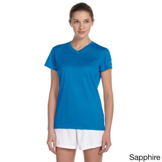 New Balance Womens Endurance Athletic V neck T shirt