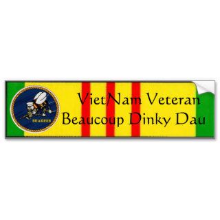 Seabees VietNam Veteran BeauBumper Sticker