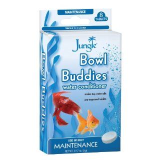 Jungle BB730W Bowl Buddies Water Conditioner Tablets, 8 Count  Aquarium Treatments 