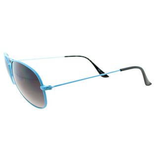 Fantaseyes Moonbeam Blue Metal Aviator Sunglasses