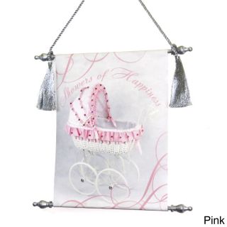 Canvas Scroll Showers Of Happiness Keepsake Wall Hanging