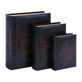 The Lord Is My Shepherd Leather Book Boxes (set Of 3)