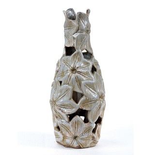 Privilege Medium Pierced Ceramic Vase