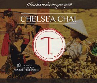 T Salon Chelsea Chai 18ct tea bags  Grocery & Gourmet Food