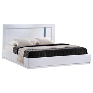 Global Furniture Usa White High Gloss Queen Bed White Size Queen