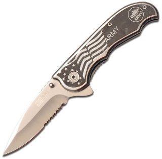 Tac Force TF 722AR Tactical Assisted Opening Folding Knife 4.5 Inch Closed  Hunting Knives  Sports & Outdoors