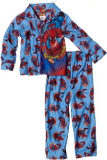 Ame Sleepwear Boys 2 7 Spiderman Coat Set, Blue, 4T Clothing