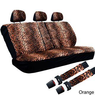 Oxgord Cheetah/ Leopard 60/40 Split Bench 8 piece Seat Cover Set