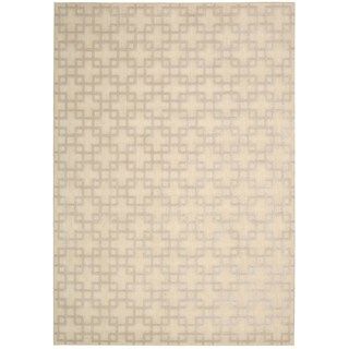 Kathy Ireland Home Hollywood Shimmer Bisque Rug (93 X 129)